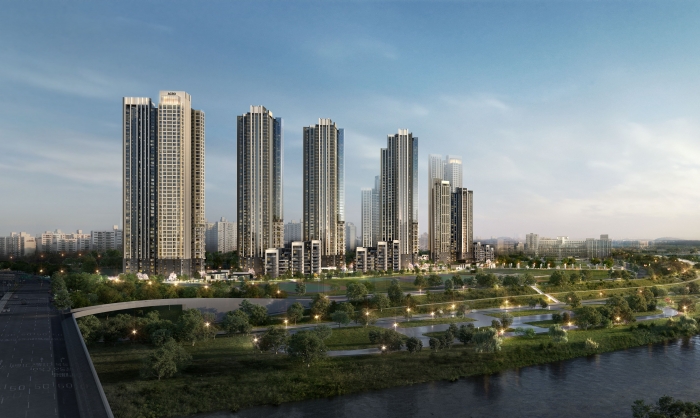 DL이앤씨가 목동신시가지6단지에 제안한 '아크로 목동 리젠시(ACRO MOKDONG REGENCY)' 조감도. 사진=DL이앤씨