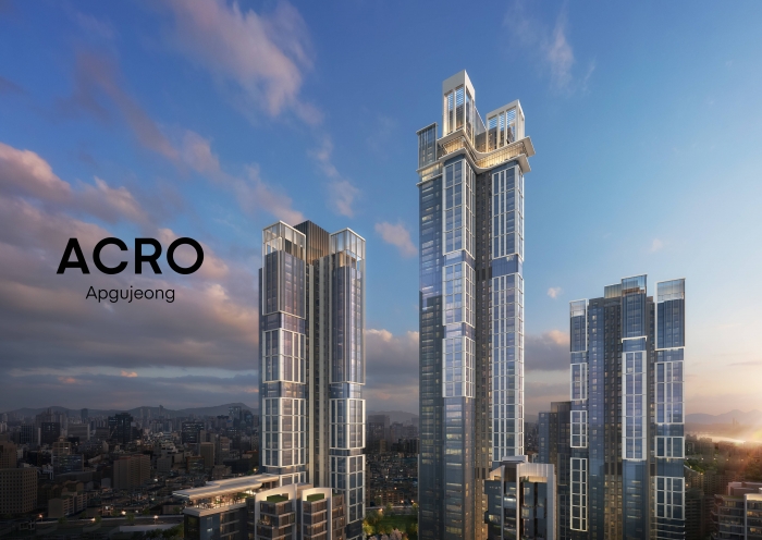 DL이앤씨가 서울 강남구 압구정5구역 재건축 사업에 제안한 '아크로 압구정' 모습. 사진=DL이앤씨