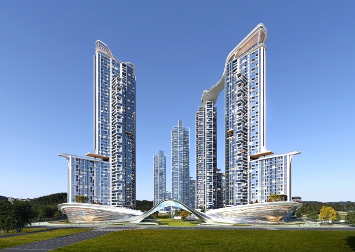 목동1단지 희림건축 설계안 투시도. 사진=희림건축