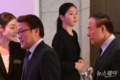제36회 삼성호암상 시상식 찾은 박승희·전영현