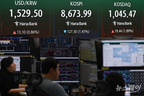 원·달러 환율 1529원 개장···중동 불안 속 변동성 최고조