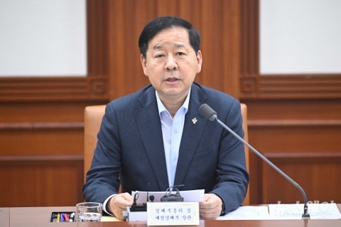 비상경제본부회의 모두발언 하는 구윤철 부총리