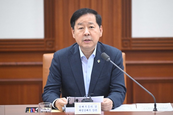 구윤철 부총리 겸 재정경제부 장관이 26일 오전 서울 종로구 정부서울청사에서 열린 비상경제본부 회의 겸 경제관계장관회의 겸 민생물가 특별관리 관계장관 태스크포스(TF)에서 모두발언을 하고 있다. 사진=강민석 기자