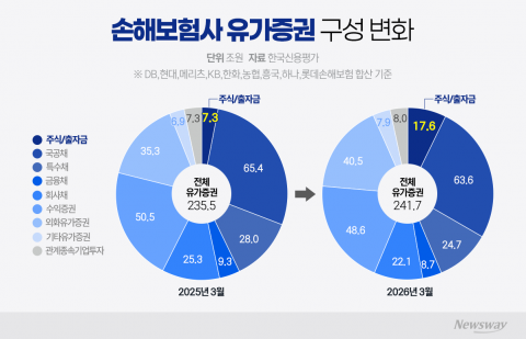 강세장에 주식 비중 높아진 보험사, 건전성 관리 괜찮나