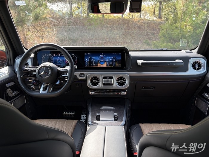 메르세데스-AMG G 63 실내. 사진=권지용 기자