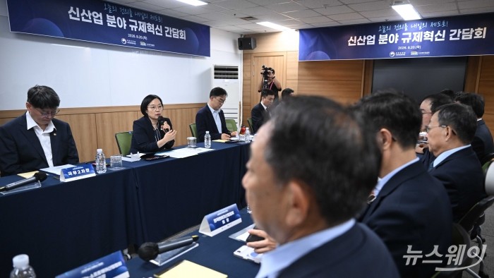 신산업 분야업계 만난 한성숙 국무총리