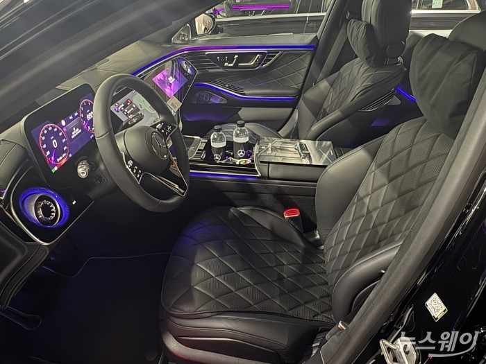 S 580 4MATIC Long' 모델 1열 사진=황예인 기자