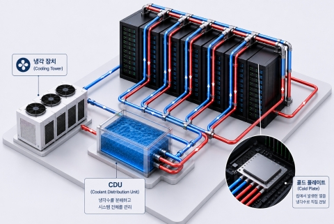 LG CNS, 삼송 데이터센터에 '차세대 액체냉각' 도입