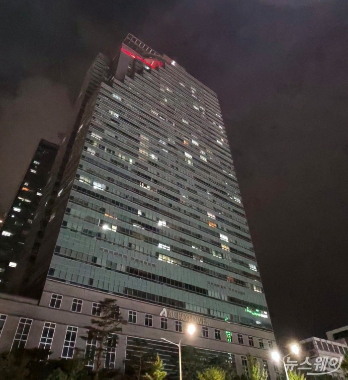 레이벤 메타(Gen 2)로 촬영한 경기도 '평촌 아크로타워' 전경. 사진=이재성 기자