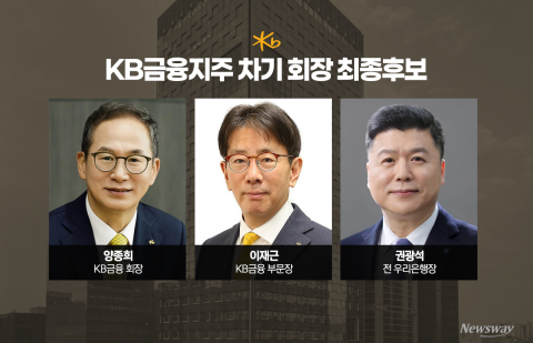 '안정·세대교체·쇄신'···KB금융 회장 3파전 키워드