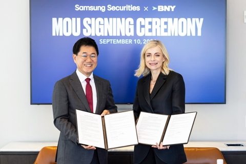삼성증권, BNY와 포괄적 MOU···AI·디지털 자산까지 협력 확대