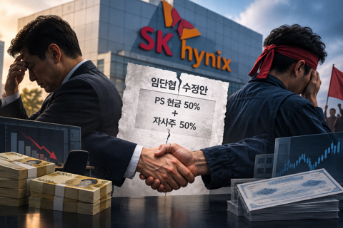 SK하이닉스 'N% 성과급' 미완의 수정···노사 '불편한 합의'