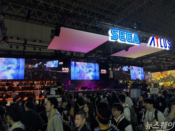 TGS 2026에 참가한 일본 세가 부스. 사진=김세현 기자
