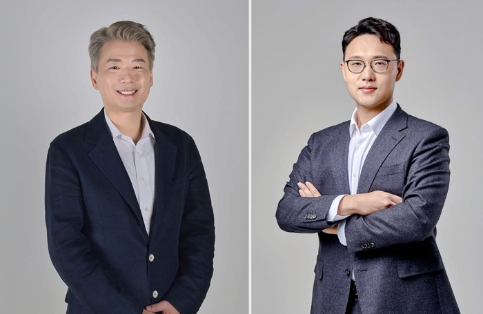 왼쪽부터 김용수 네이버웹툰 공동대표, 김규남 네이버웹툰 공동대표. 사진=네이버웹툰