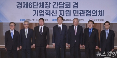 '경제6단체장 간담회 겸 기업혁신지원 민관협의체'