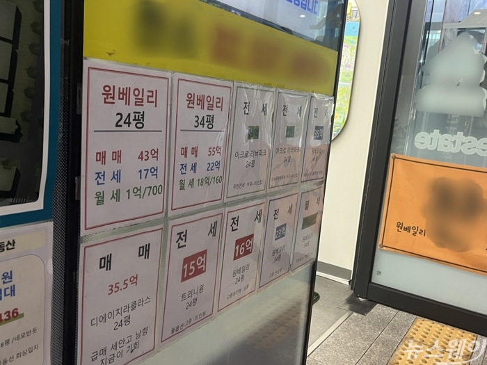 서울 서초구 반포동 인근에 위치한 공인중개사. 사진=서현진 기자