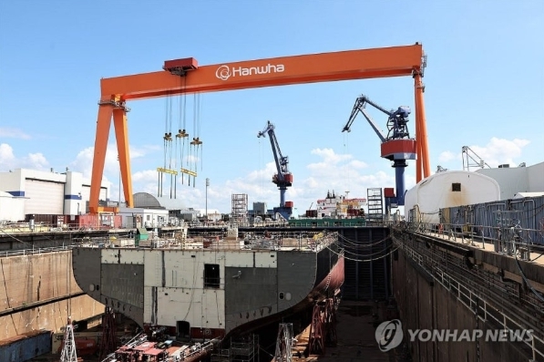 한화필리조선소 전경. 사진=연합뉴스