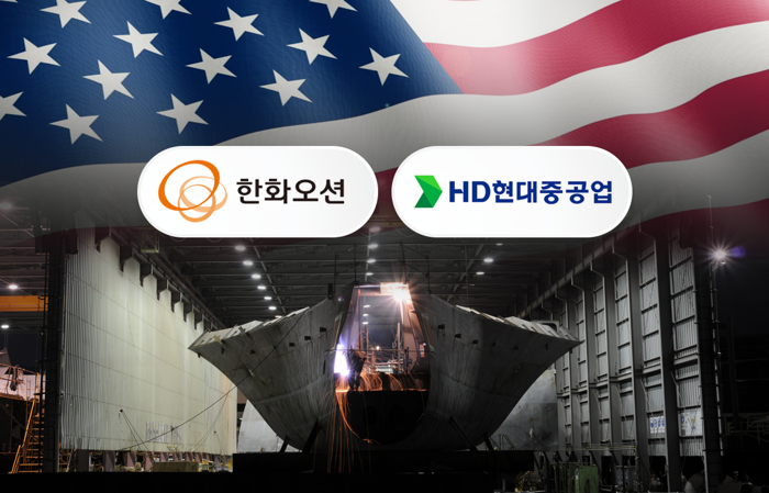 한화는 조선소, HD현대는 정비망···美 공략법 달랐다