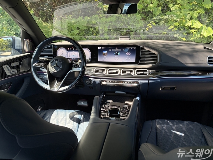 메르세데스-마이바흐 GLS 600 4매틱 실내. 사진=권지용 기자