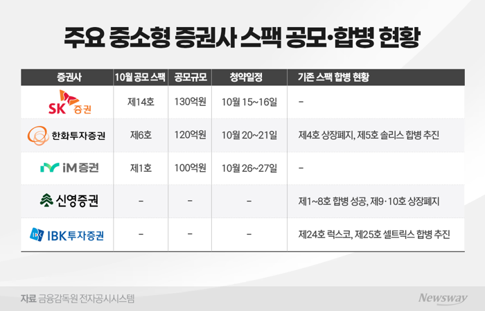 스팩으로 IPO 활로 찾는 중소형證···거래 확보 넘어 수익화 과제