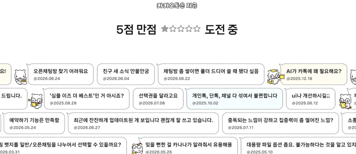 "불편하다"는 이용자 쓴소리에···카카오톡이 달라졌다
